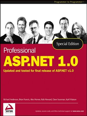 cover image of Professional ASP.NET 1.0